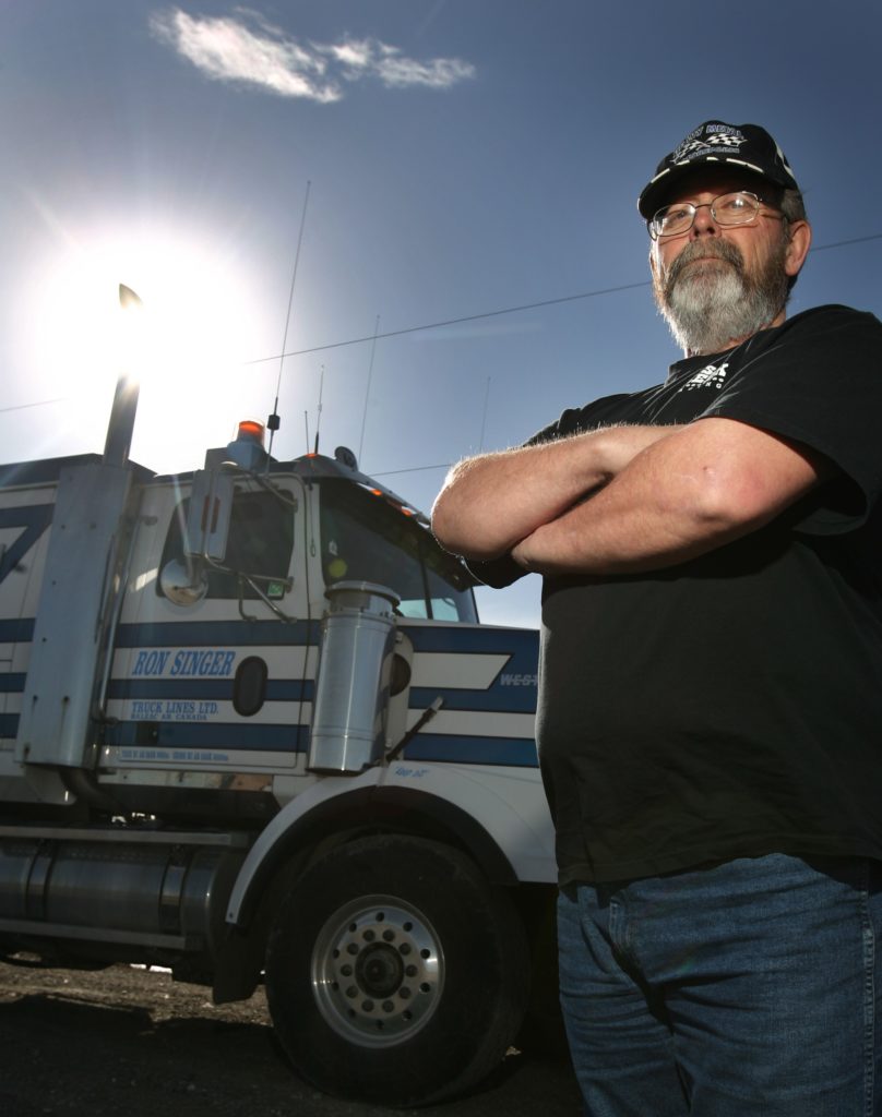 Ron Singer, owner of Ron Singer Truck Lines